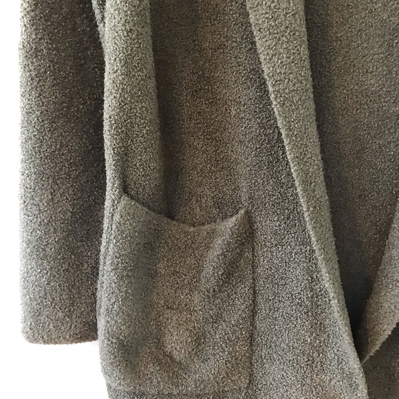 Barefoot Dreams Cozy Chic Lite Open Front Blazer Cardigan, Moss Green, size XS - Picture 2 of 5